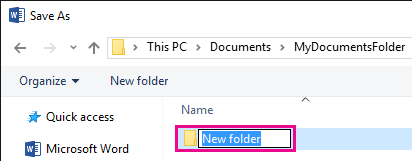 How To Make A New Folder In Word For Mac
