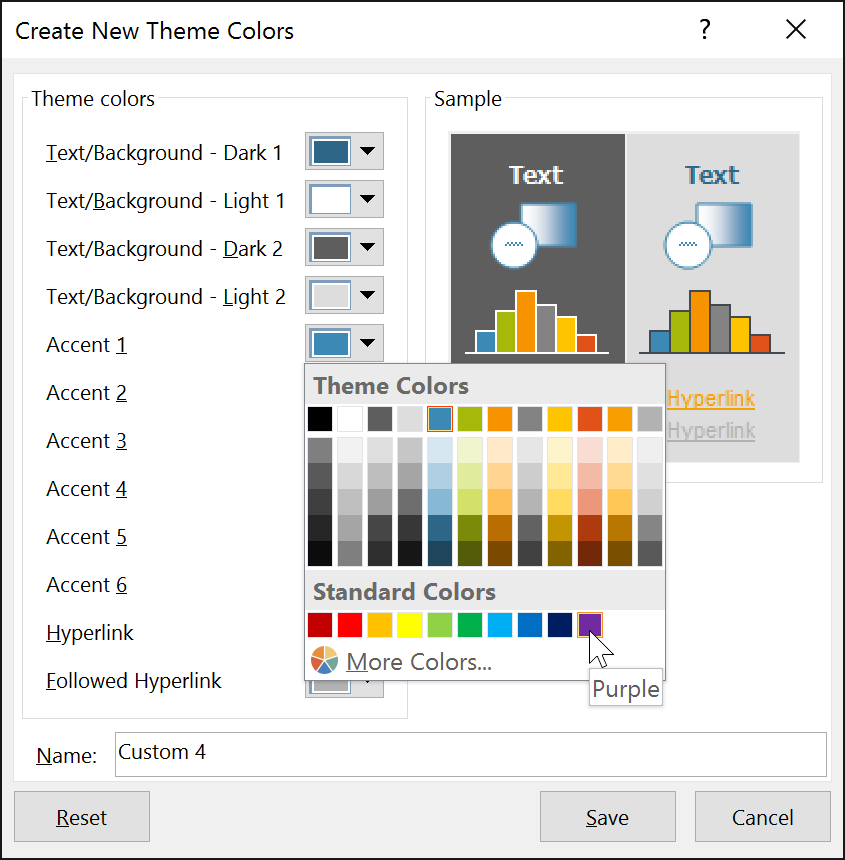 How to select custom colors in microsoft word for mac themes free